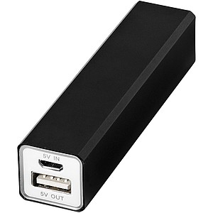 VOLTINO Kovová powerbanka 2200 mAh, černá