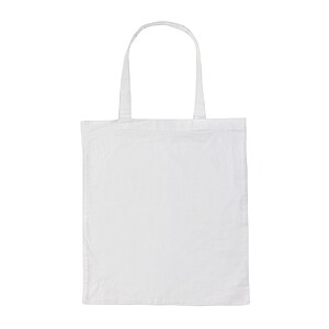 Vyšší nákupní taška Impact AWARE z recyklované bavlny 145 g, bílá