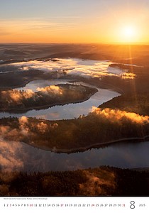 Water World 2025, nástěnný kalendář, prodloužená záda