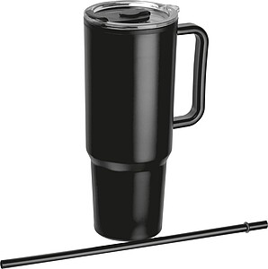 XXL termohrnek 1200 ml, černá