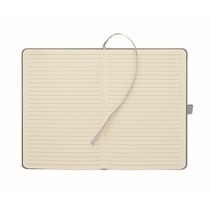 Zápisník A5, tvrdé desky, šedá