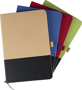 Zápisník A5 z polyesteru, zelená