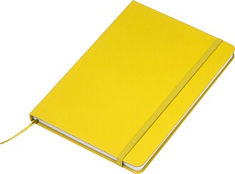 Zápisník A5 z recyklovaného papíru, žlutá