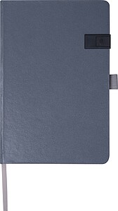 Zápisník s 16 GB USB, tmavě šedá