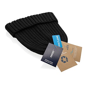 Žebrovaná čepice AWARE™ Polylana®, černá