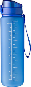 ZERIN Láhev na pití z recyklovaného plastu, 1000 ml, modrá