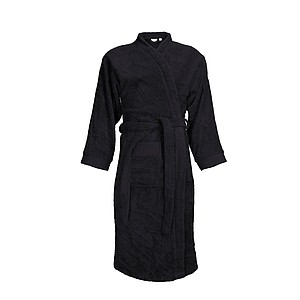 Župan KUSAMBA značky The One, unisex 340 gr/m2, černá, L/XL - reklamní předměty