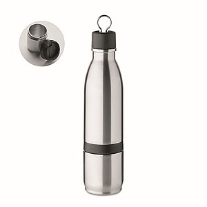 Dvoustěnná izolovaná láhev na pití 500ml s odnímatelným pohárkem 310ml - reklamní předměty