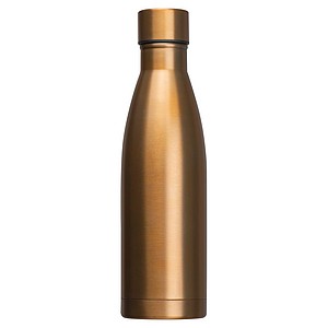 Dvoustěnná vakuovaná láhev na vodu, objem 500ml, zlatá