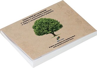 EKO NOTE-IT S PŘEBALEM - ekologické reklamní předměty