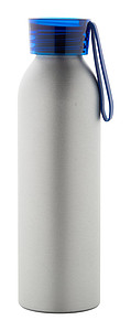 Hliníková láhev na pití, 650ml, s modrým víčkem