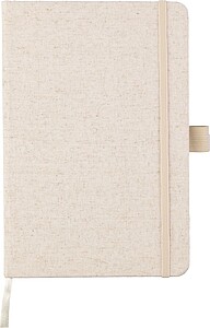 Konopný poznámkový blok A5, khaki - reklamní bloky
