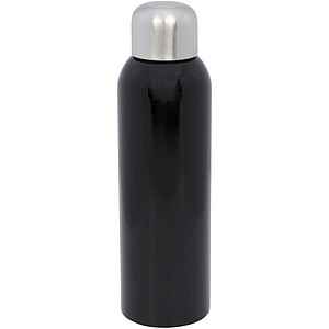 Láhev na pití, 820ml, z recyklované nerezové oceli, černá - reklamní předměty