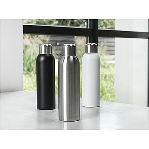 Láhev na pití, 820ml, z recyklované nerezové oceli, černá