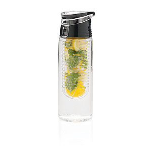 Láhev na pití se sítkem na ovoce, 700ml, transparent - reklamní předměty