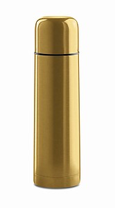 Lesklá nerezová termoska, objem 500 ml, zlatá