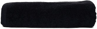 Maxi osuška ONE CLASSIC 100x210 cm, 450 gr/m2, černá - ručníky s potiskem