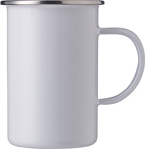 MEDIAS Plecháček, 450 ml, bílá - reklamní hrnky