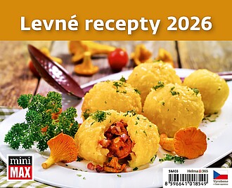 Minimax Levné recepty 2026, stolní kalendář