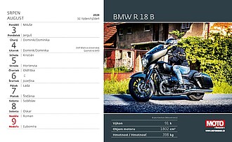 Motorky 2026, stolní kalendář