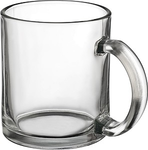 NAWINDI Skleněný hrnek s potiskem, 300 ml - reklamní hrnky