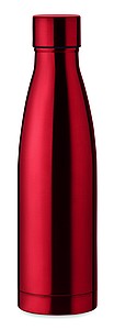 Nerezová dvoustěnná termoska, objem 500ml, červená