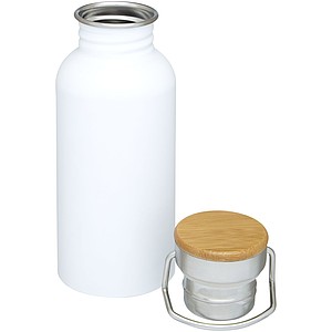 Nerezová láhev na pití, 550ml, bílá