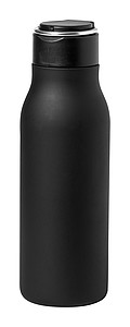 Nerezová láhev na pití, 600ml, černá - reklamní předměty
