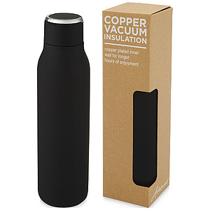 Nerezová termo láhev, 600ml, černá