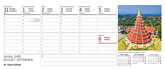 Obrázky ze světa 2026, stolní kalendář