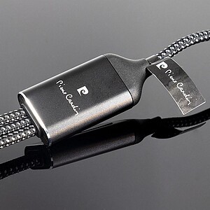 PIERRE CARDIN FLEUR Nabíjecí kabel se třemi konektory, černá