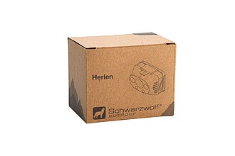 SCHWARZWOLF HERLEN Dobíjecí čelovka s 5 LED diodami, černá/šedá