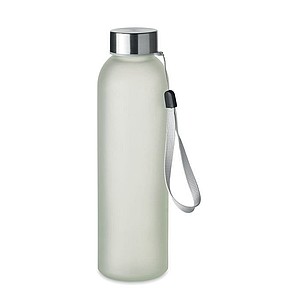 Skleněná láhev na pití s povrchem pro sublimaci, 500ml, kovové víčko - reklamní předměty