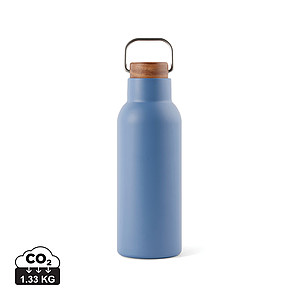 Termo láhev na pití z recyklované oceli, 580ml, modrá - reklamní předměty