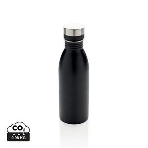 Termoláhev z nerezu, 500ml, černá - reklamní předměty