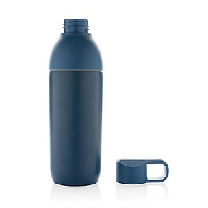 Termoska z recyklované oceli, objem 540 ml, modrá