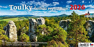 Toulky Českou republikou 2026, stolní kalendář