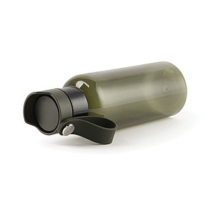 Transparentní láhev na pití 600ml, z RPET, zelená