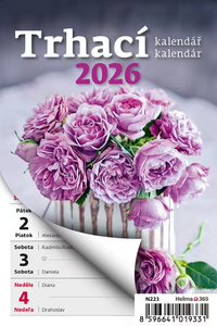 Týdenní trhací kalendář A6 2026 - reklamní kalendáře