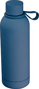 Vakuová láhev s pogumovaným povrchem 700 ml, tmavě modrá - reklamní předměty