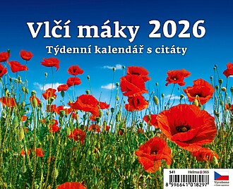 Vlčí máky 2026, stolní kalendář