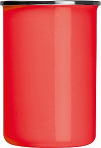 Vysoký plecháček, 550ml, červený