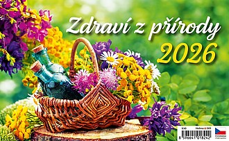 Zdraví z přírody 2026 stolní kalendář
